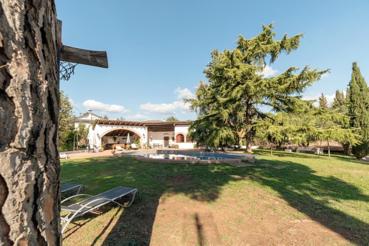 Masia Can Manent Del Bosc S XVIII Santa Eulalia de Ronsana Экстерьер фото
